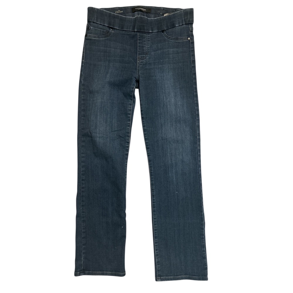 Liverpool Jeans Company The Straight Dark Wash Denim Jeans Women's Size 10 30